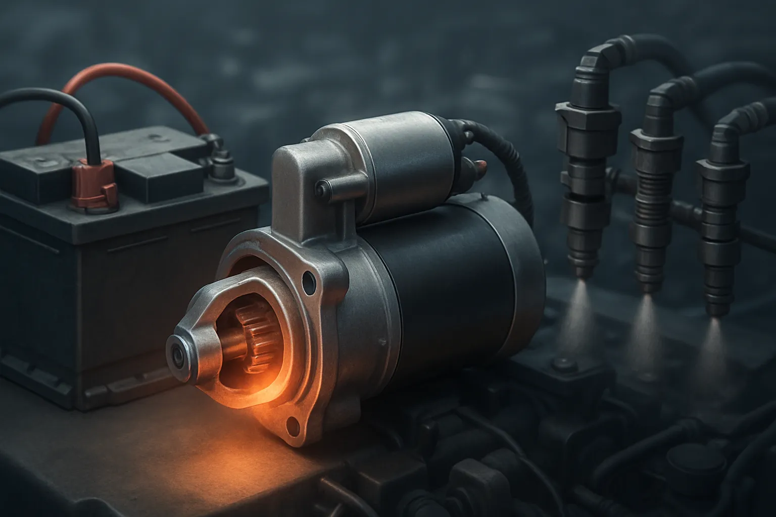 Fallo de arranque en frío: batería motor de arranque o inyectores