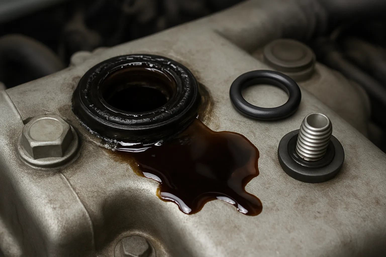 Fugas de aceite: juntas típicas que fallan y piezas asociadas