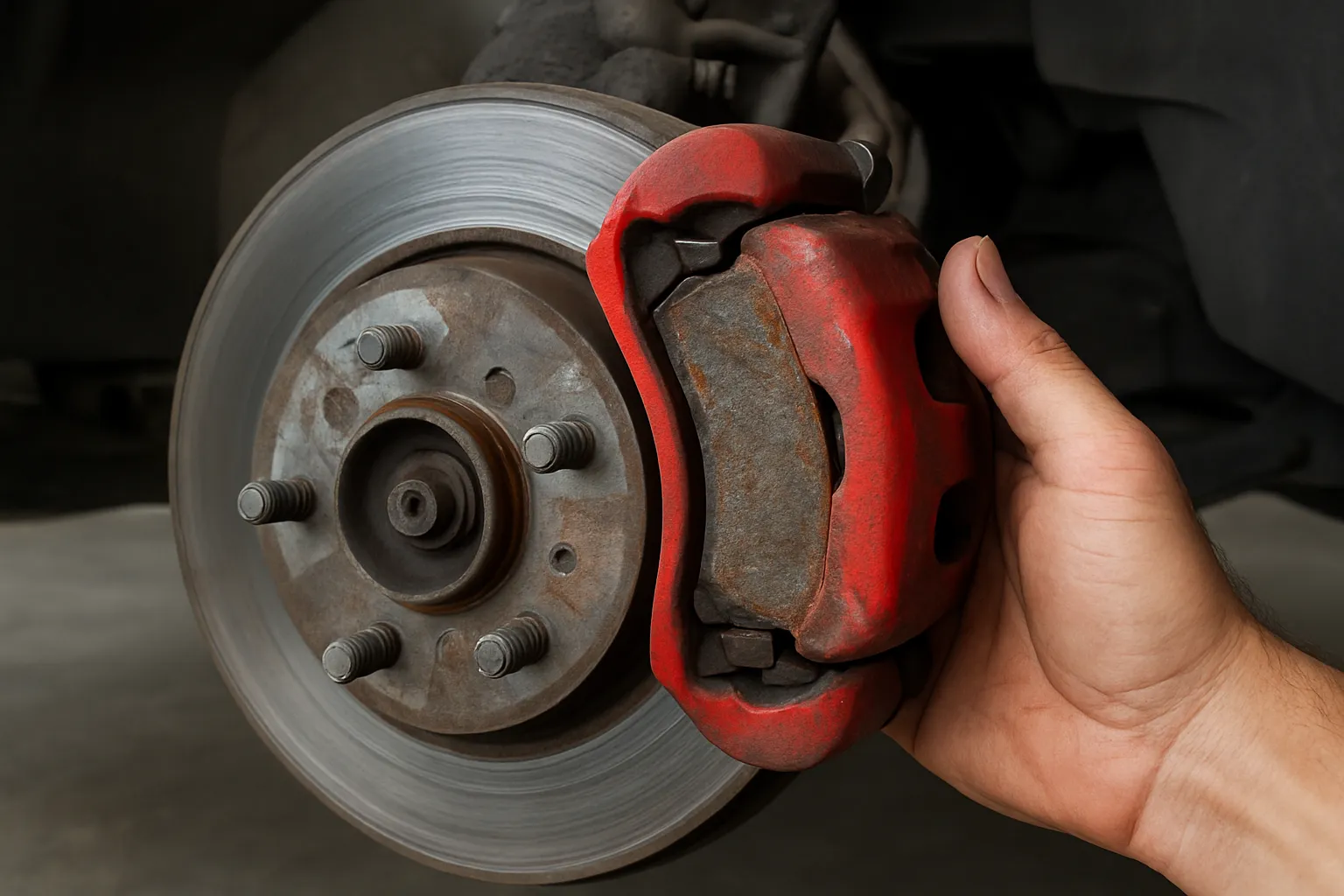 Pinzas de freno gripadas: síntomas y solución