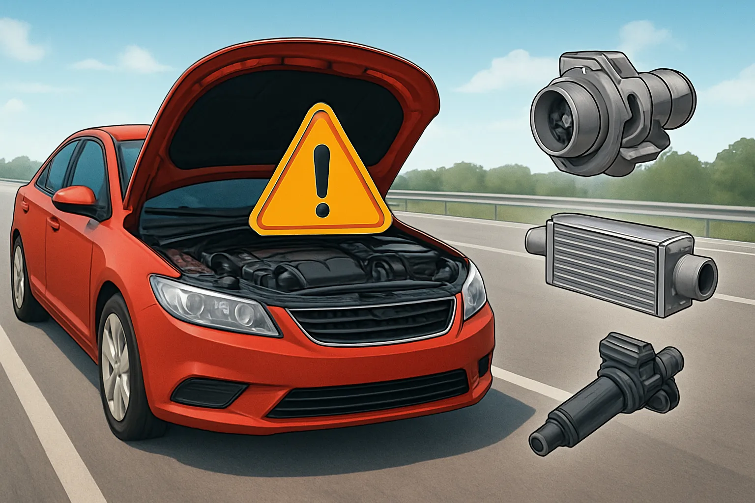 Por qué el coche pierde potencia en autopista: causas y piezas implicadas