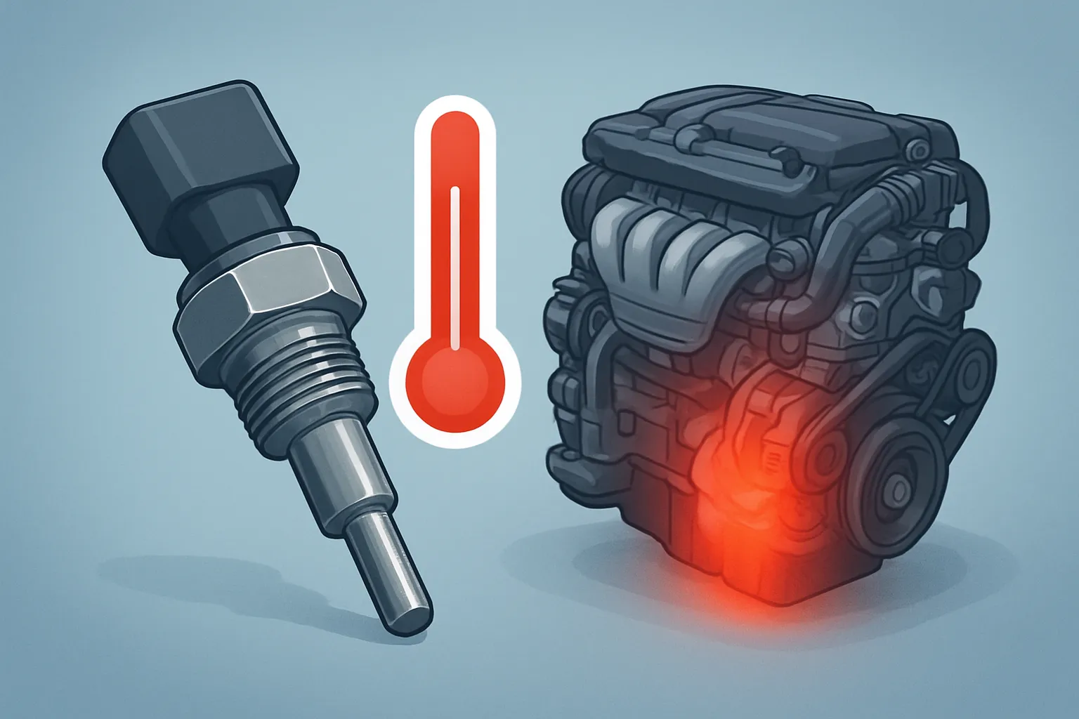 Sensor de temperatura: fallos típicos y efectos en el motor