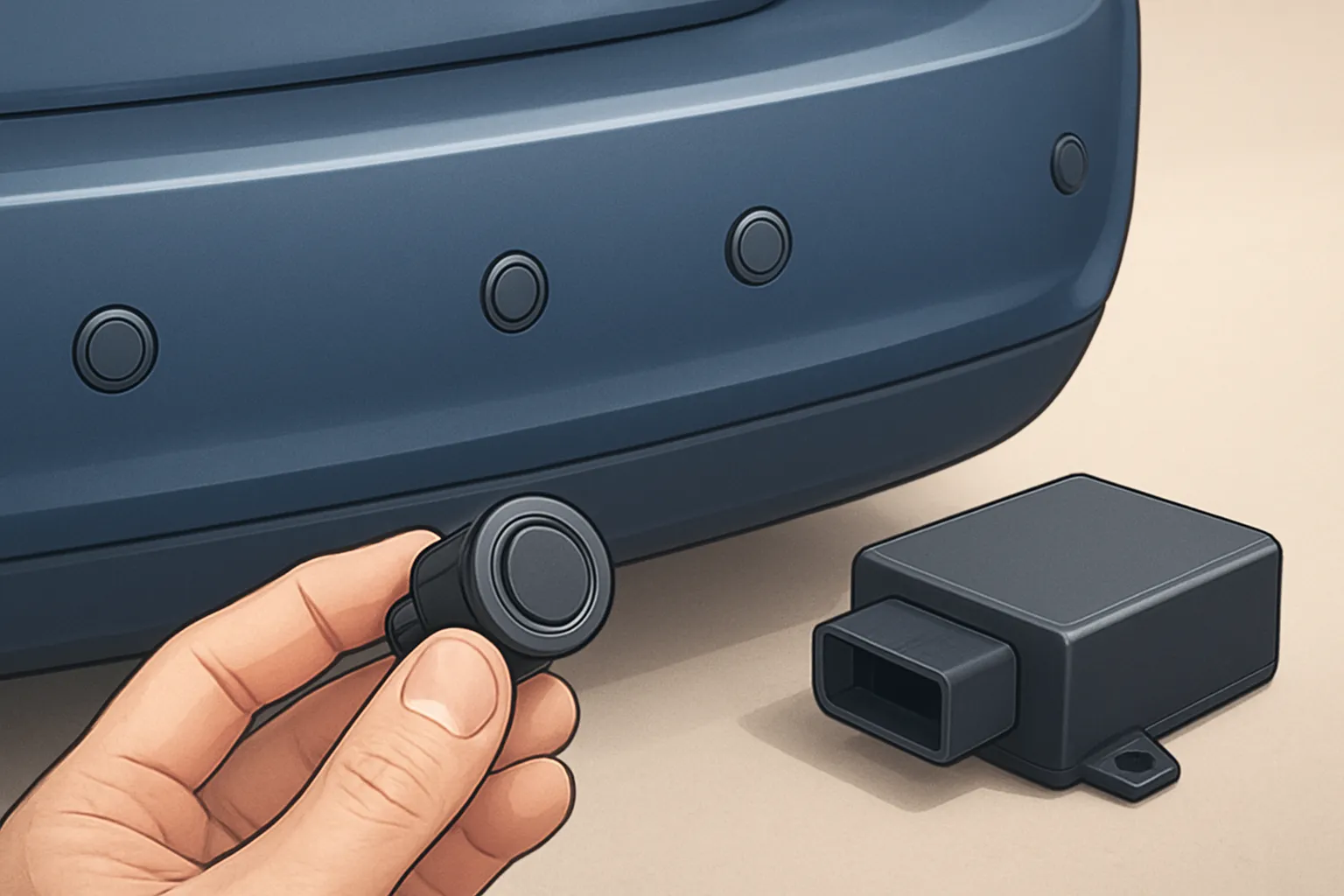 Sensores de aparcamiento: fallos comunes y recambios compatibles