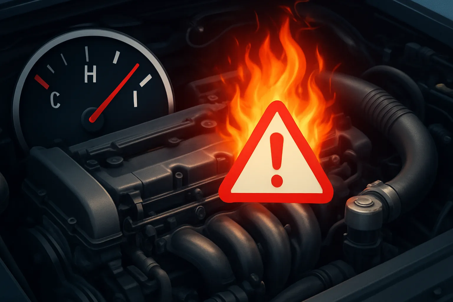 Sobrecalentamiento del motor: diagnóstico por síntomas y piezas clave