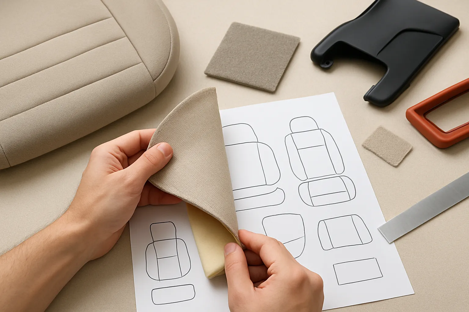 Tapicería y piezas interiores: cómo identificar referencias y encajes
