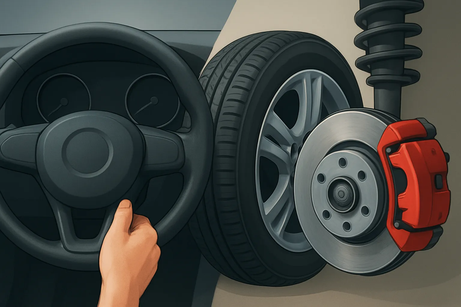 Vibración en volante: ruedas frenos o dirección (diagnóstico rápido)